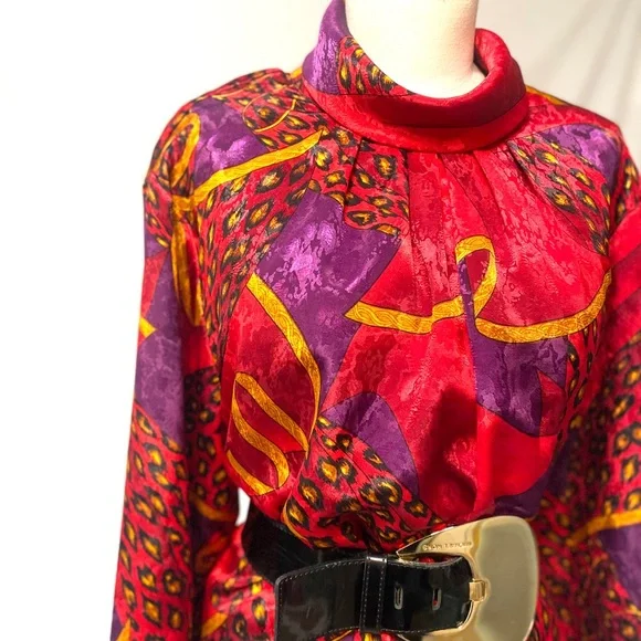 Vintage 80’s Blouse by Laura and Jayne Collection - Picture 3 of 8